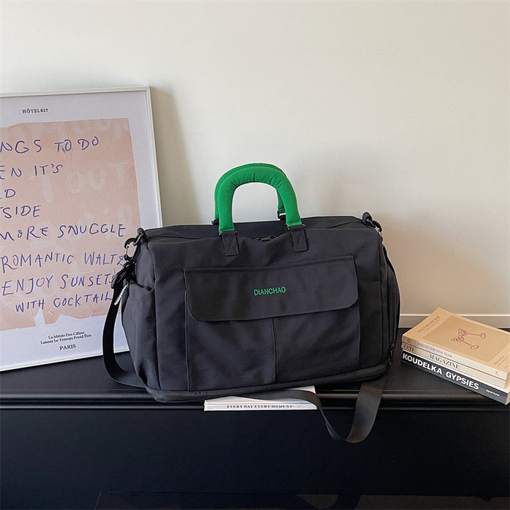 Stylish Canvas Weekender Duffle Bag Bowlift