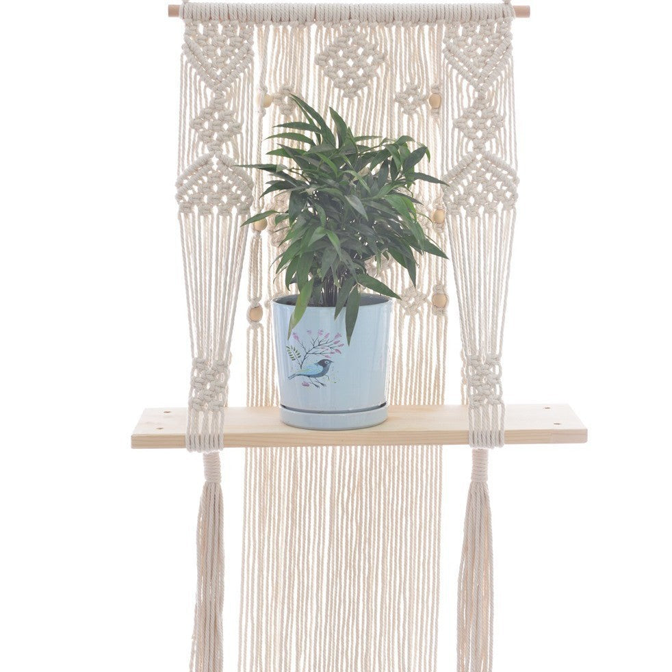 Macrame Plant Shelf Bowlift