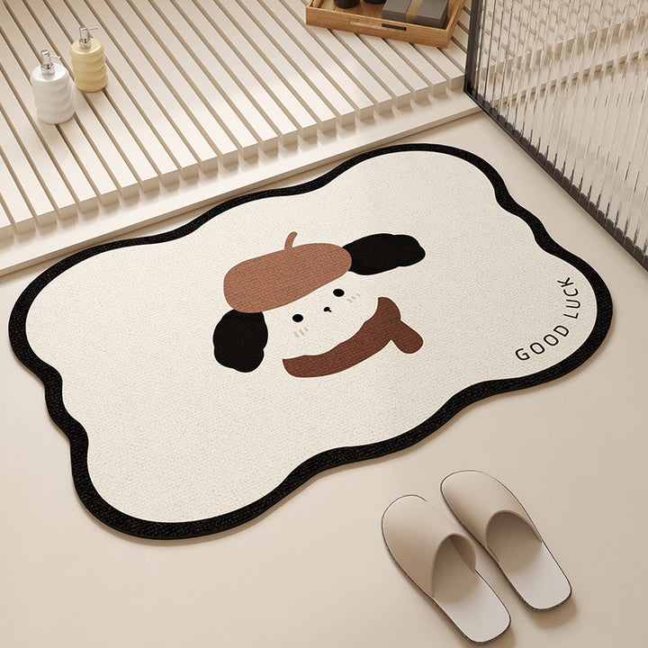 Pet-Themed Decorative Rug Bowlift