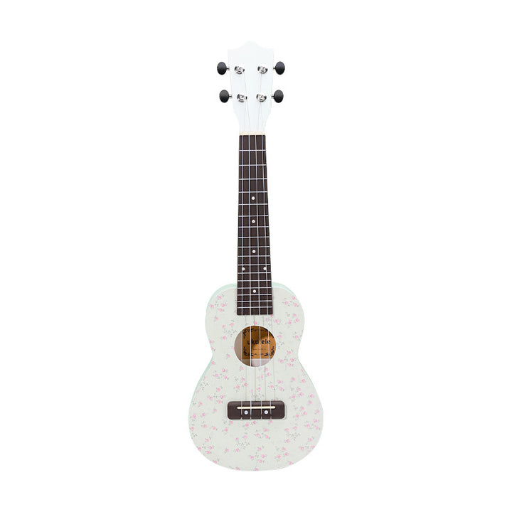 Floral Patterned Ukulele Bowlift