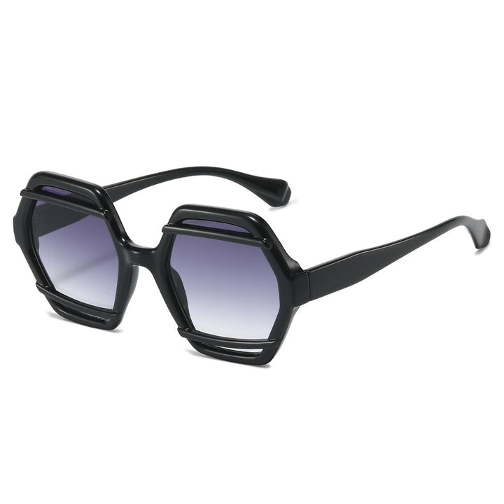 Oversized Geometric Sunglasses Bowlift