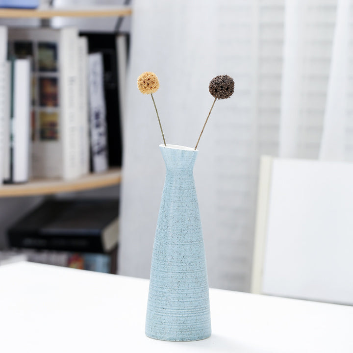 Textured Ceramic Flower Holder Bowlift