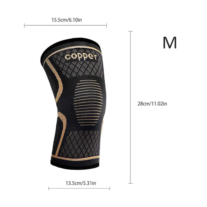 Copper Infused Knee Compression Sleeve Bowlift