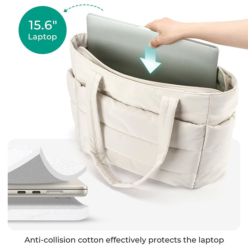 Padded shopping bag with multiple compartments Bowlift
