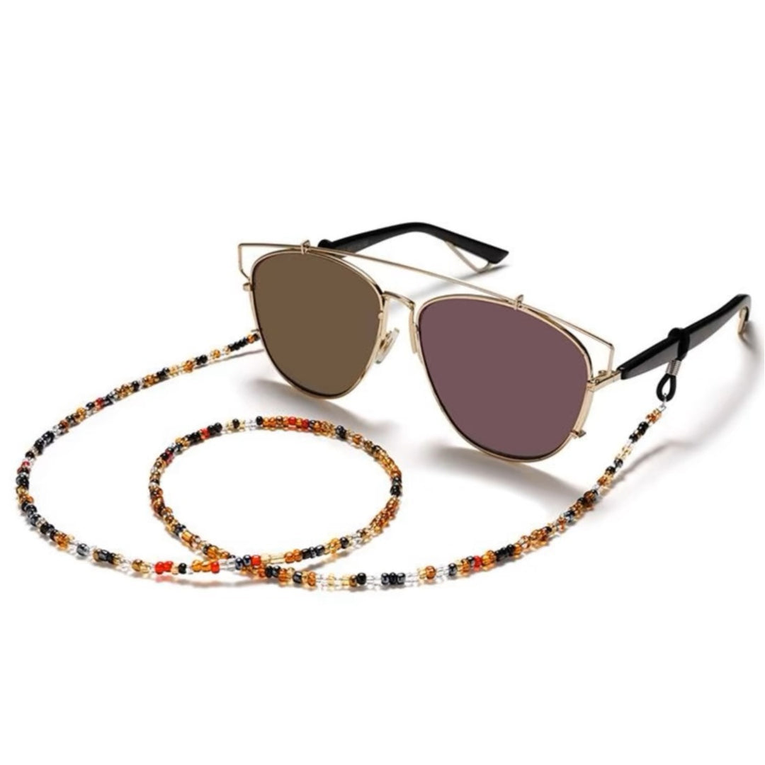 Artistic Beaded Eyewear Chain Bowlift