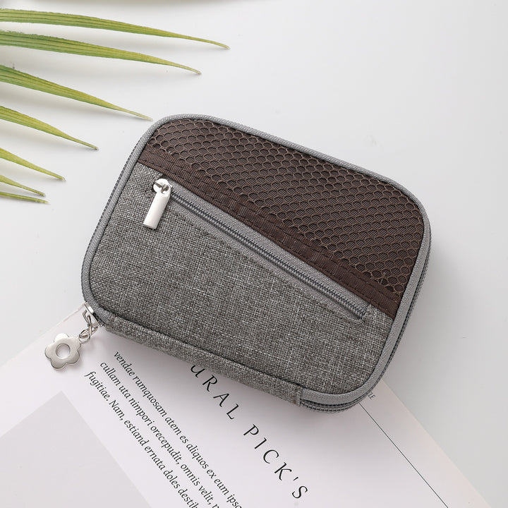 Compact Zippered Accessory Case
