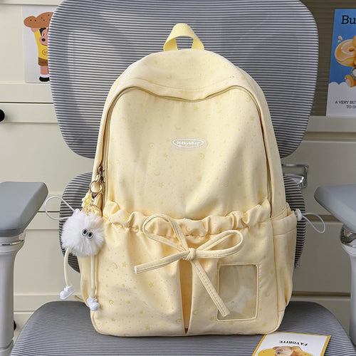 Functional Drawstring School Backpack
