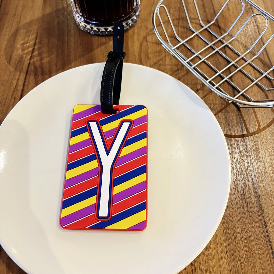 Playful Alphabet Luggage Tag Bowlift