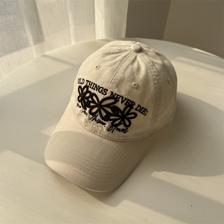 Women's Embroidered Floral Baseball Cap Bowlift 1783922211