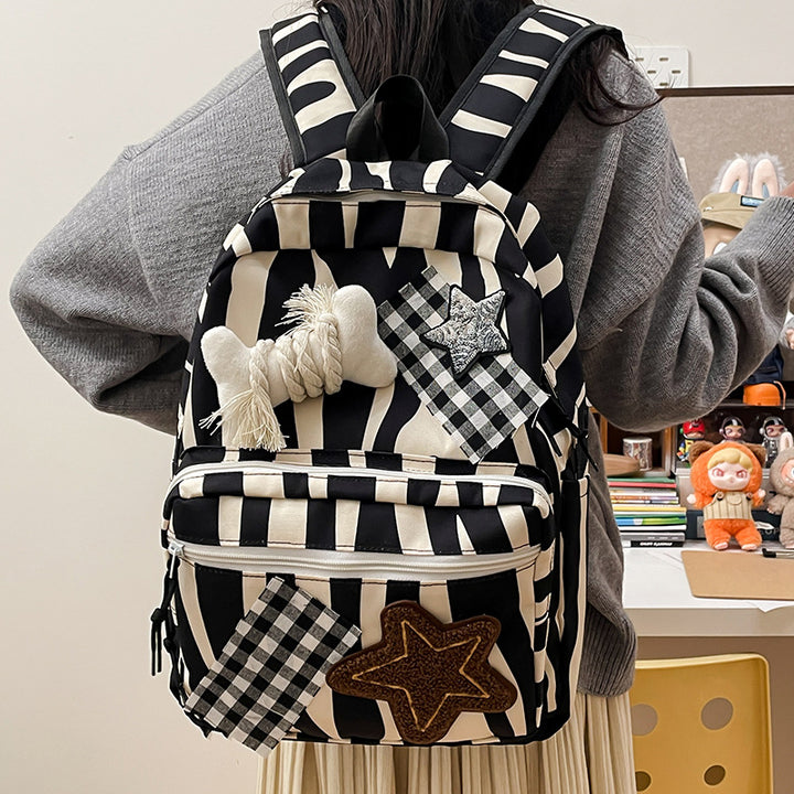 Backpack with Creative Applications and Practical Compartments Bowlift