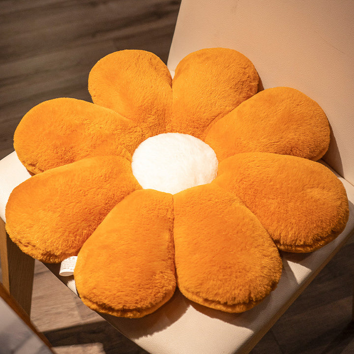 Plush seat cushion in flower shape Bowlift