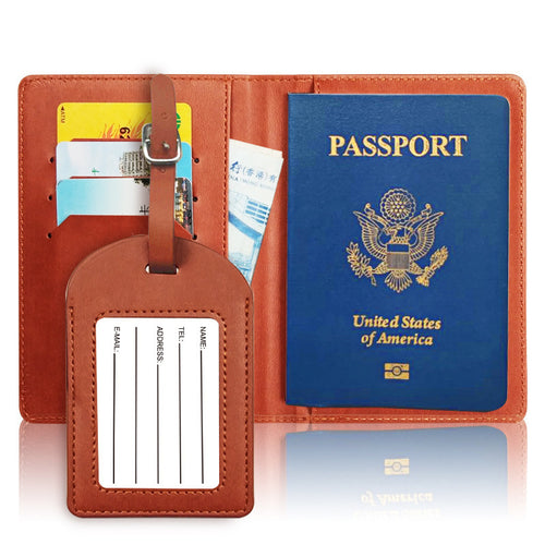 Women elegant passport organizer cover Bowlift