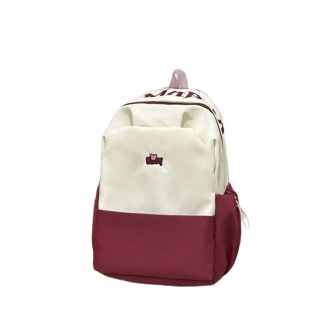Playful backpack with embroidered Bowlift motif