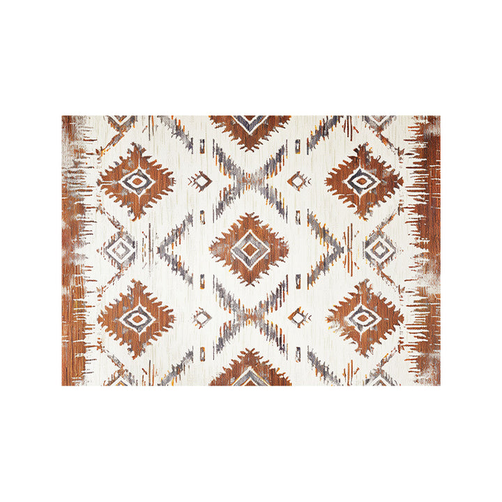 Bohemian Pattern Area Rug Bowlift