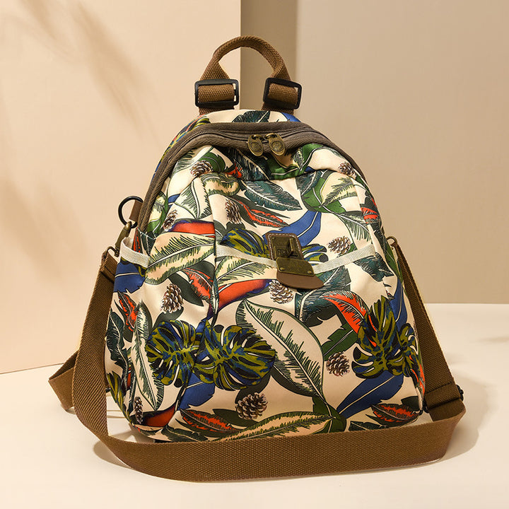 Trendy Graphic Print Backpack Bowlift