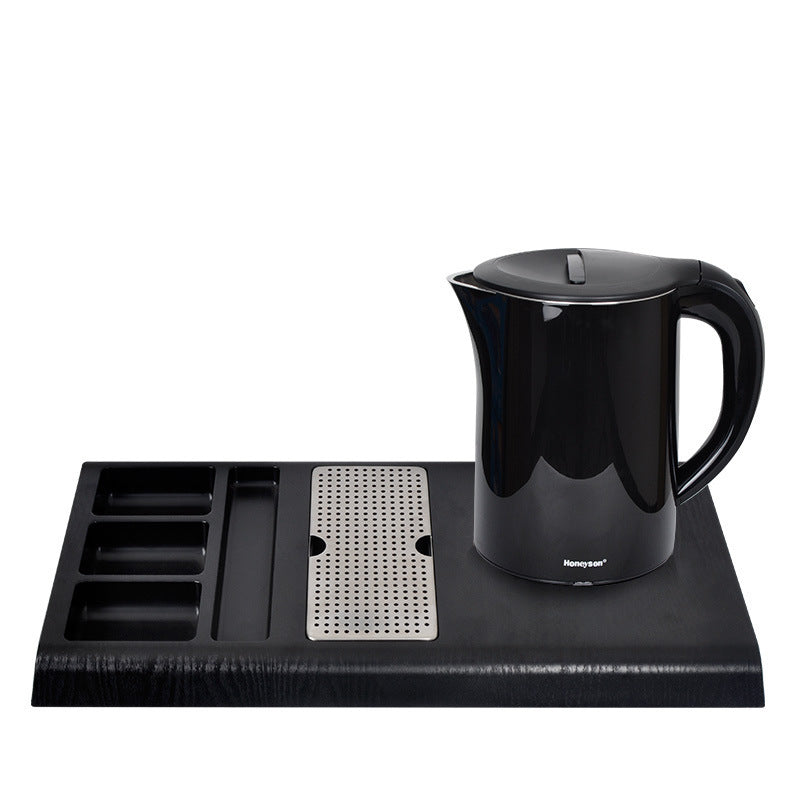 Electric Kettle with Integrated Organizing Tray Bowlift
