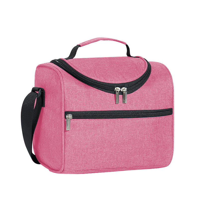 Insulated lunch bag with multi-compartment organizer and adjustable shoulder strap Bowlift