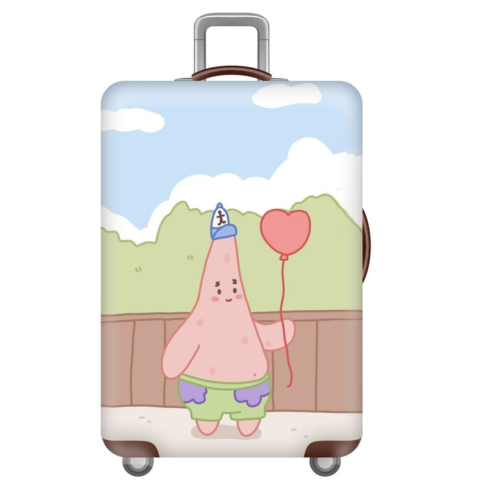 Unisex hard shell suitcase with colorful cartoon design Bowlift