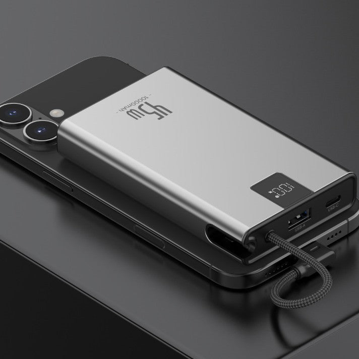 Portable high-performance power bank with smart charging display and USB-C connection Bowlift