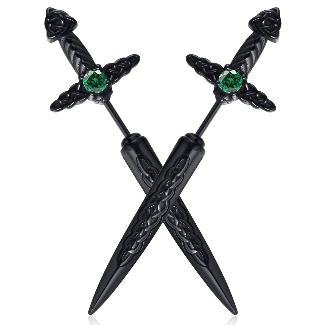 Gothic Sword-Shaped Brooch Bowlift