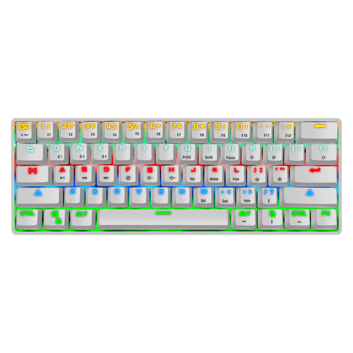 Compact Mechanical Gaming Keyboard with Backlit Keys Bowlift