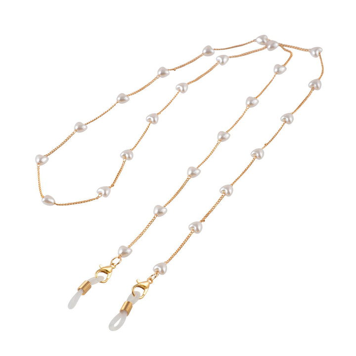 Pearl-Linked Eyewear Holder Bowlift