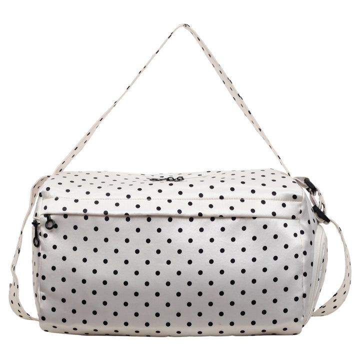 Stylish Polka Dot Travel Duffle Bag Bowlift