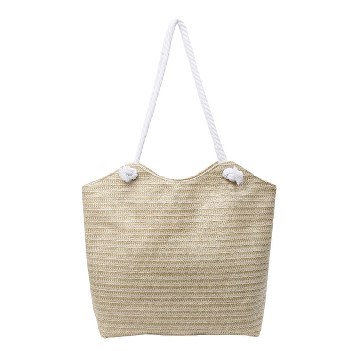 Spacious Striped Beach Tote Bowlift
