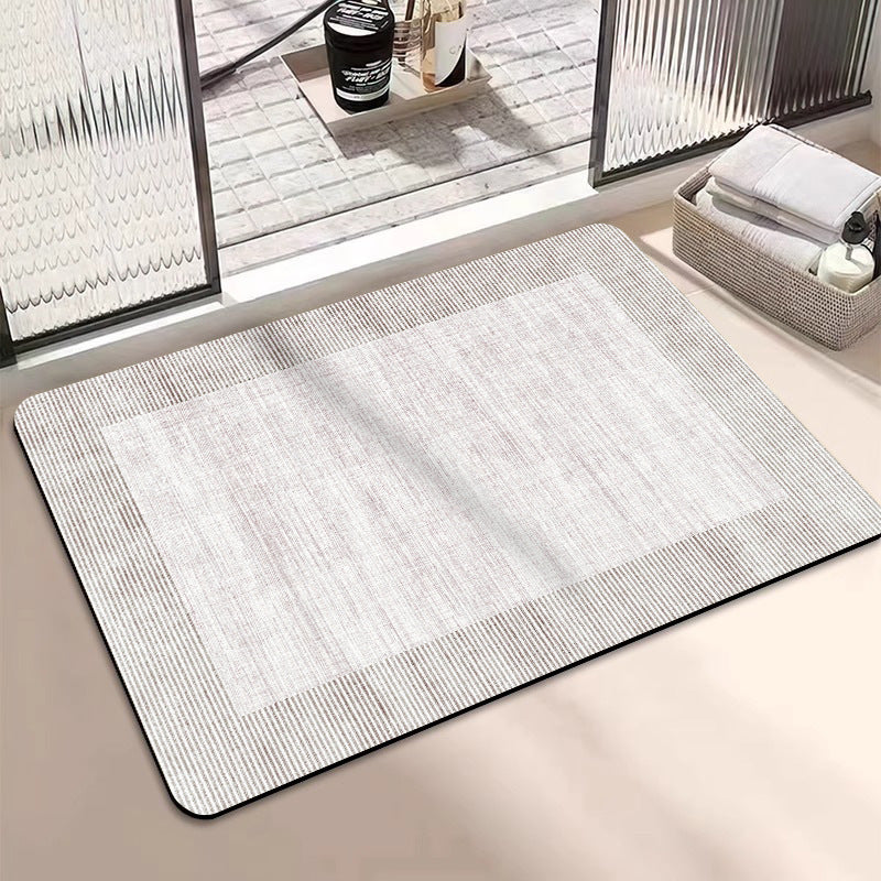 Geometric Patterned Bath Mat Bowlift
