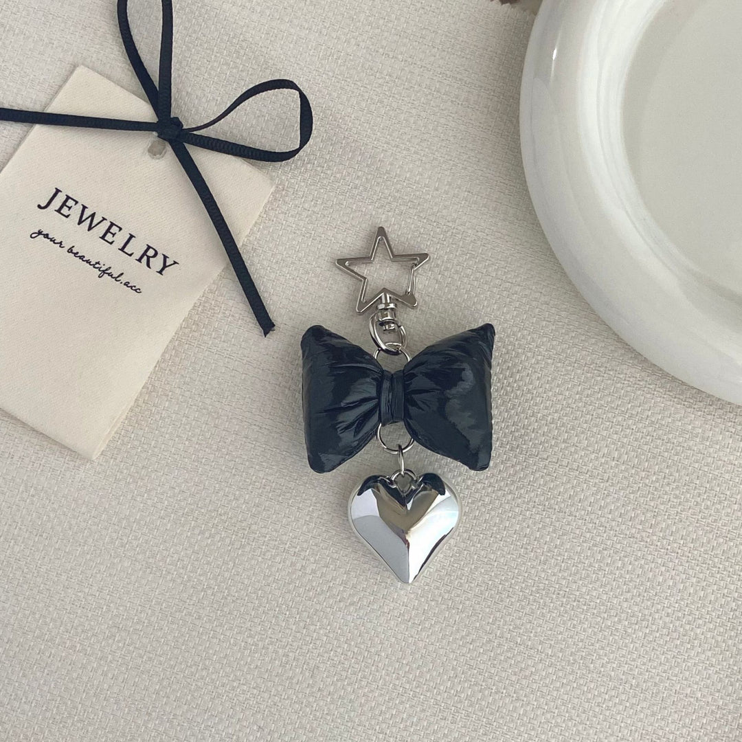 Bow-Shaped Charm Keychain Bowlift