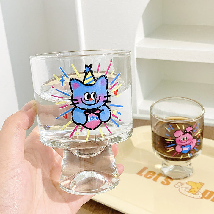 Funny and Creative Drinking Glass with Unique Animal Design Bowlift