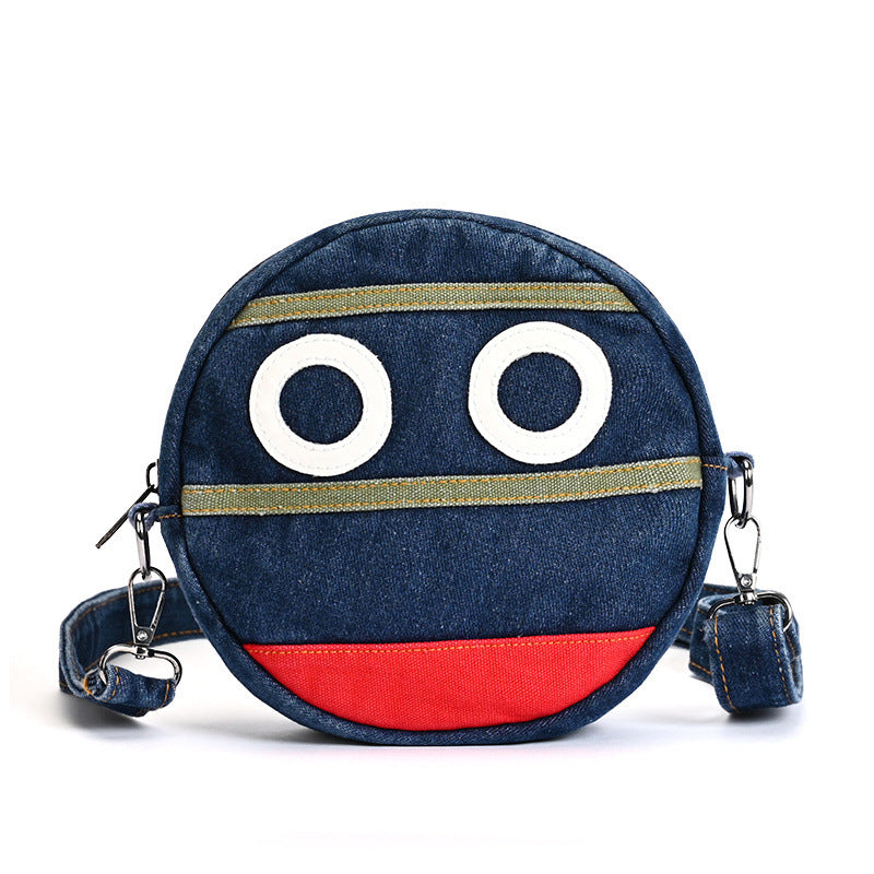 Cute Cartoon Face Crossbody Bag Bowlift