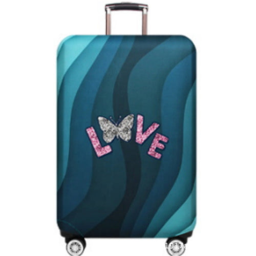 Women's Hard Shell Suitcase with Fashionable Butterfly Design Bowlift