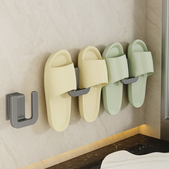 Wall-Mounted Shoe Organizer with Easy Access Holder Bowlift
