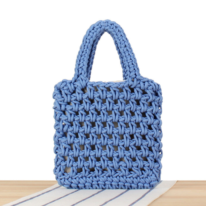 Stylish Macrame Tote Bag Bowlift