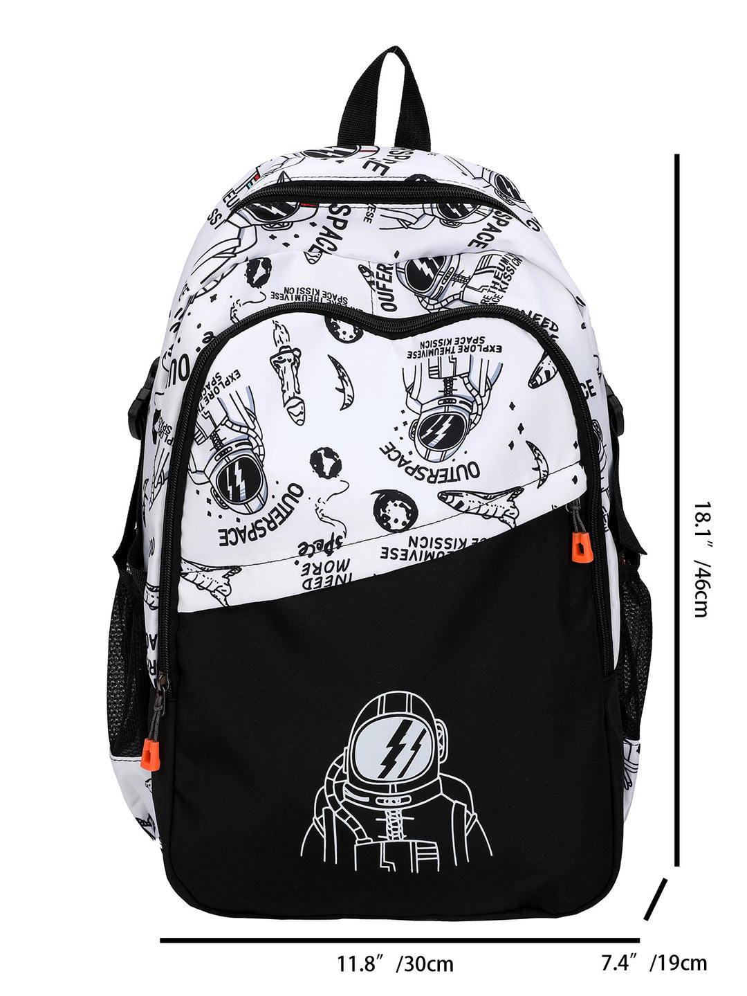 Astronaut-Themed Graphic Backpack