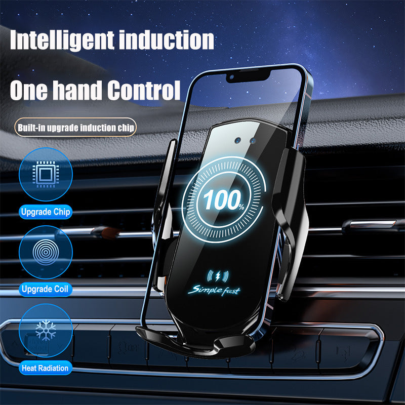 Unisex Wireless Car Charger Holder with Automatic Induction Function Bowlift
