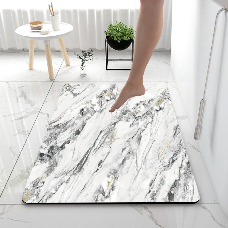 Soft Touch Marble Bath Mat Bowlift
