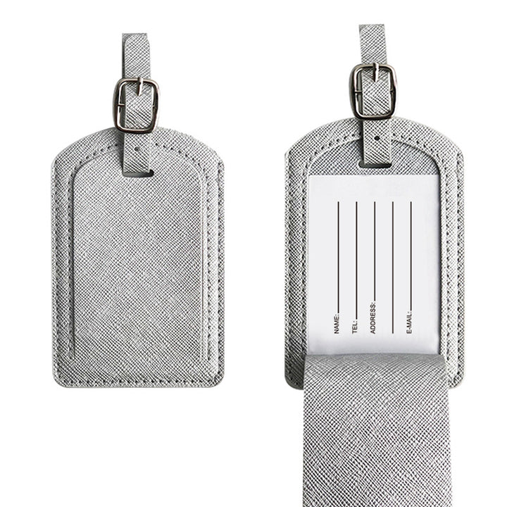 Women Luggage Tag with Sturdy Attachment Strap Bowlift