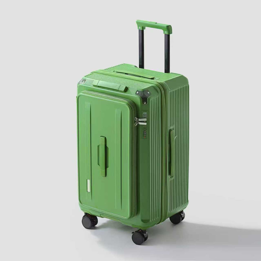 Unisex Premium Multi-Compartment Travel Suitcase Bowlift