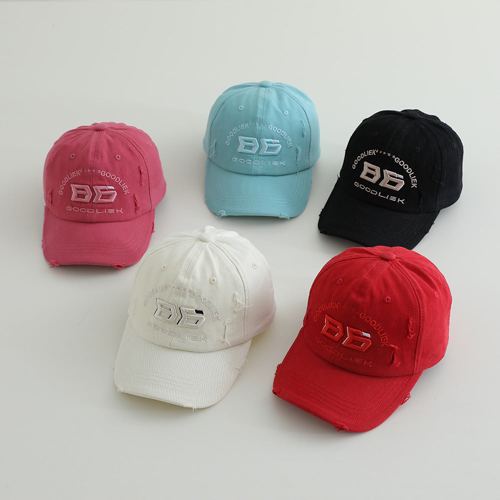 Unisex Distressed Graphic Baseball Cap Bowlift