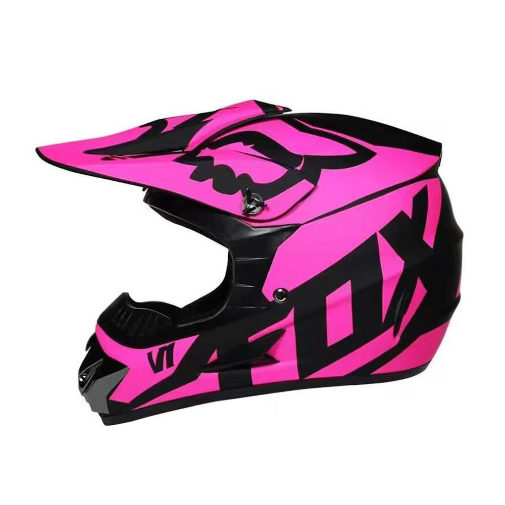 full-face motocross helmet with extended visor and reinforced chin guard Bowlift