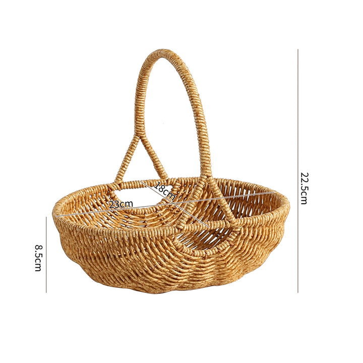 Handwoven Decorative Carrying Basket Bowlift
