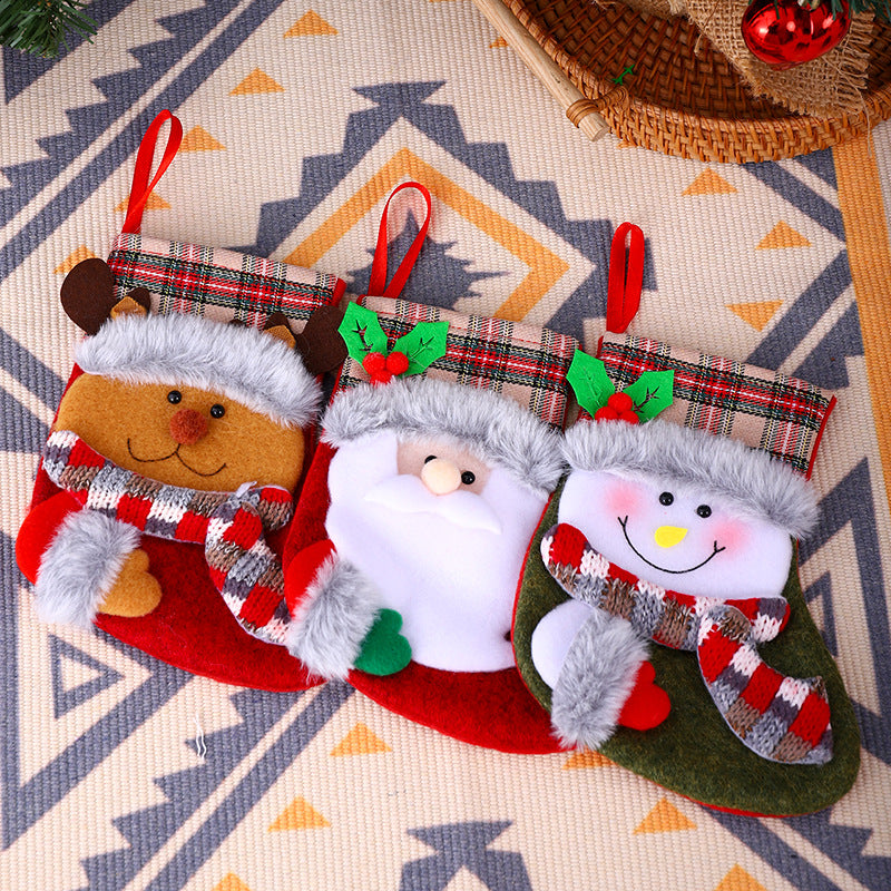 Christmas Fabric Sock Bowlift