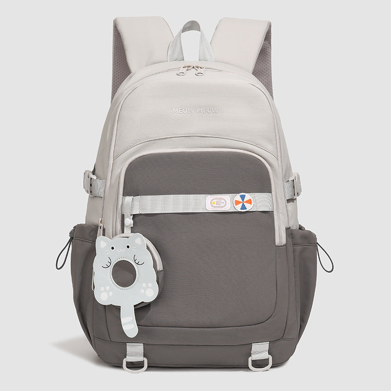 Durable Cat-Themed Backpack Bowlift