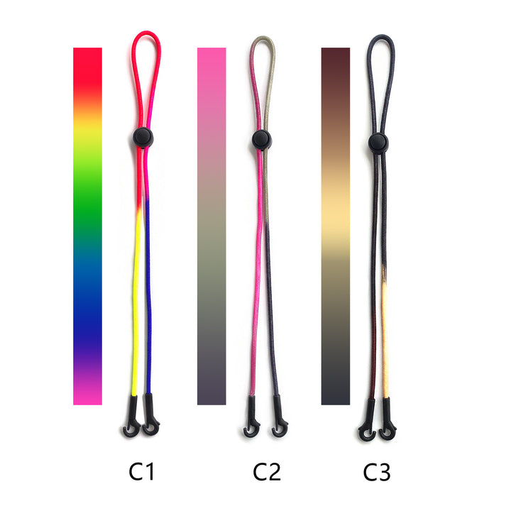 Adjustable Colorful Eyewear Retention Strap Bowlift