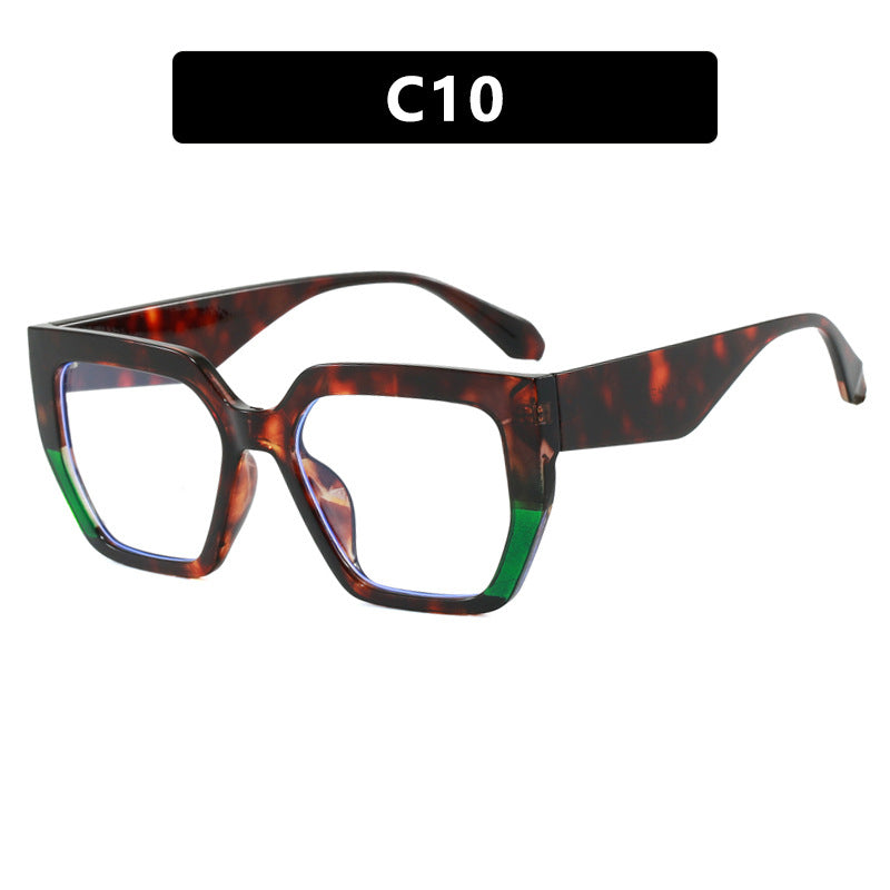 Women's geometric glasses in stylish tortoiseshell pattern Bowlift