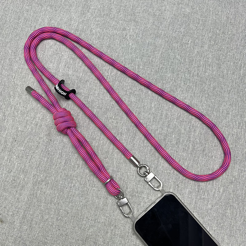 Adjustable Phone Lanyard Strap with Metal Clips Bowlift