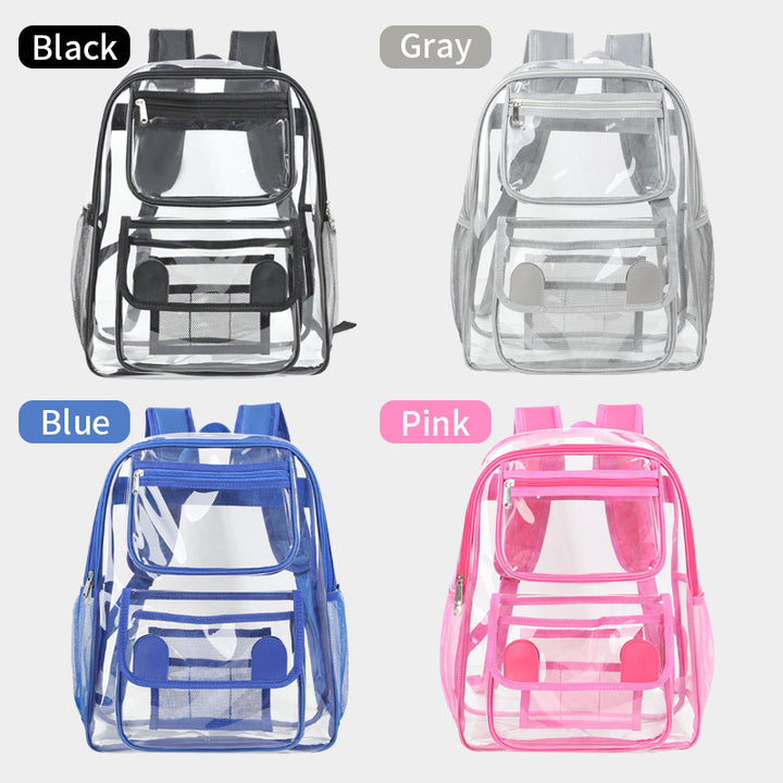 Transparent Safety Backpack Bowlift