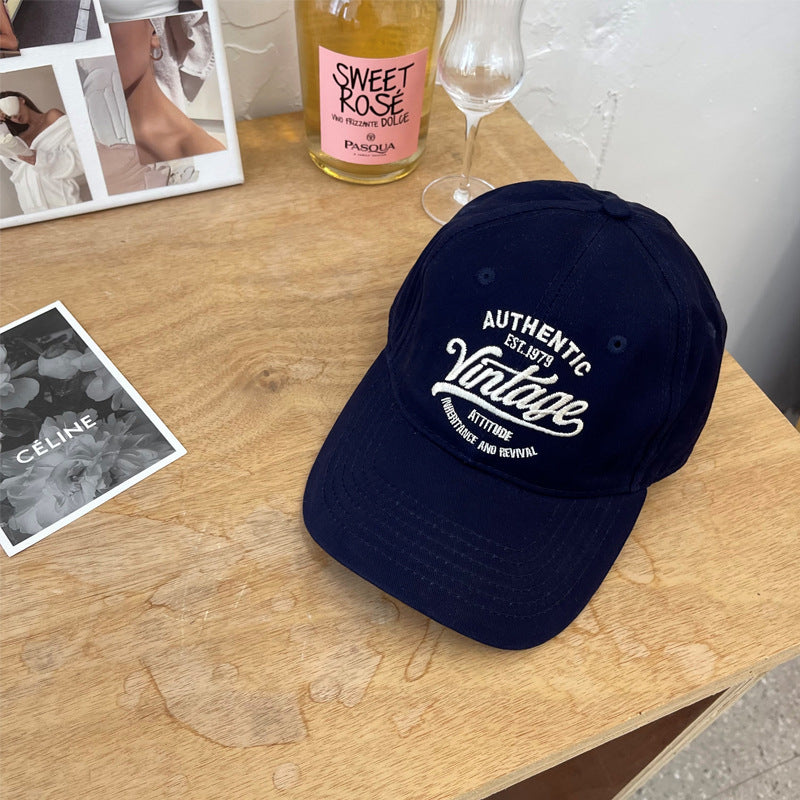 Men's Vintage-Inspired Cotton Baseball Cap Bowlift